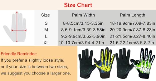 EXCEREY Cycling Gloves Touch Screen MTB Bike Gloves with Gel Padding Breathable Mesh for Men/Women All-Season Mountaineering