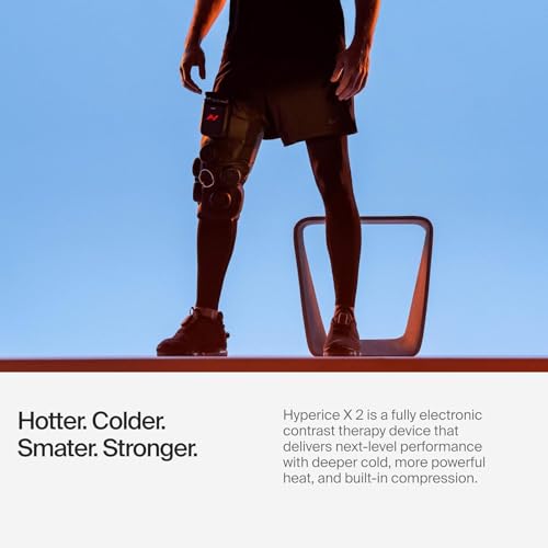 Hyperice X 2 Knee Advanced Heat and Cold Contrast Therapy - Pain and Inflammation Relief - Provides Increased Range of Mot...