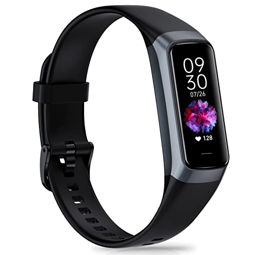 Fitness Tracker with 24/7 Heart Rate Blood Oxygen Sleep Monitor, 1.1" AMOLED Touch Screen Activity Tracker Smart Watches, ...