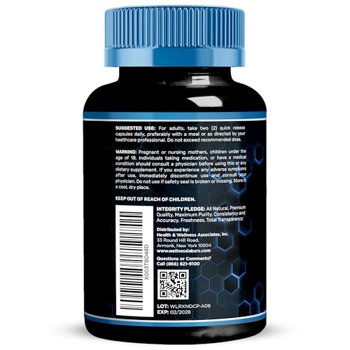 WELLNESS LABSRX Liposomal NAD Supplement, 1500mg - USA Made, NAD Resveratrol Supplement for Women and Men, NAD+ Support Ce...