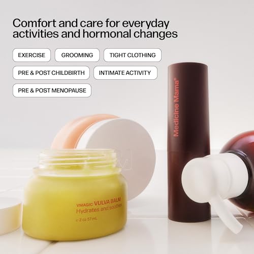 VMAGIC by Medicine Mama Organic Vulva Balm – Intimate Skin Care, Menopause Support – Relieves Feminine Dryness, Itching & ...