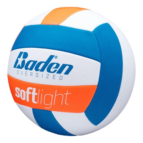 Baden | Softlight VXT2 | No Sting FlexFoam Cover | Youth Oversized Training Volleyball | K-5 Youth Players | 20% Larger + ...