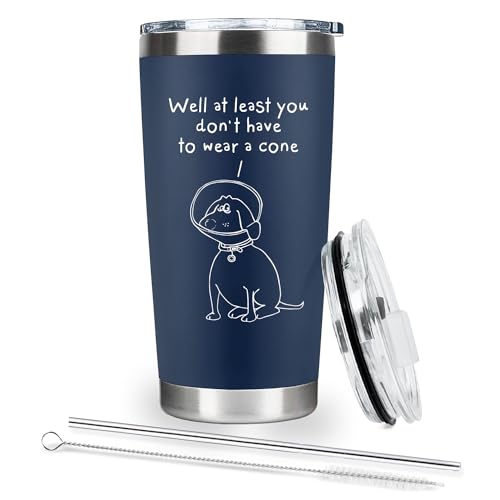 CHICKOR Stainless Steel Tumbler, 20.0 fl oz, Charcoal Purple - Get Well Soon Gifts for Men Women Post Surgery