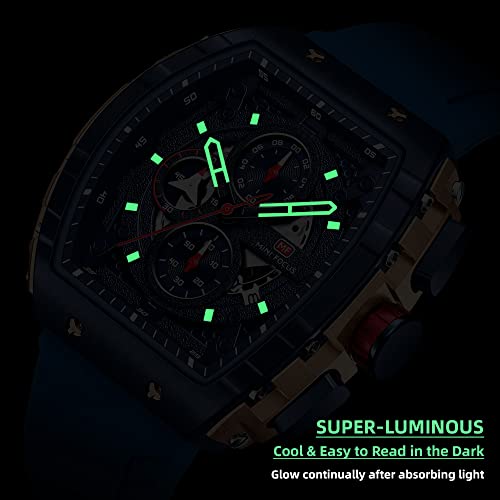 Mini Focus Men's Watch Fashion Sport Wrist Watches (Chronograph/Waterproof/Luminous/Calendar) Silicon Strap Quartz Watch f...