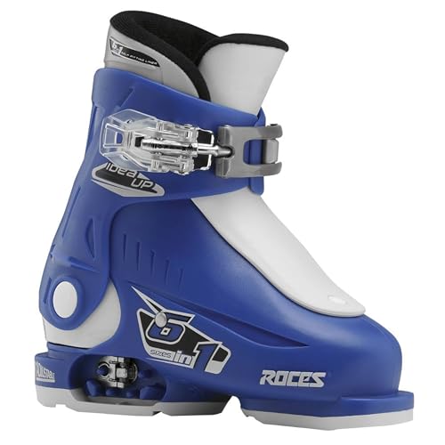 Roces IDEA UP Adjustable Ski Boots for Kids – Youth & Toddler Ski Boots with Single Buckle – Expandable Downhill Ski Boots...