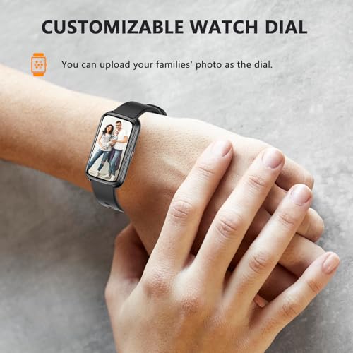 Runlio Fitness Trackers, 1.47 Inch Smartwatch, Touchscreen Activity Tracker with Thin Smartband Design, 5ATM Waterproof Fi...