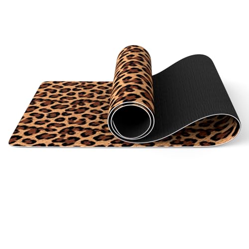 FOLAI Extra Thick Yoga Mat 6mm，pilates mat thick - Non-Slip Exercise Mat for HIIT, Pilates & Home Workouts & Workout with ...