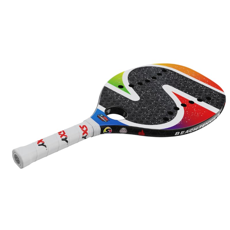 SXY S Paddle GT Beach Tennis Paddle – 3K Carbon Frame, Super Soft EVA Core, MegaGrit Finish – Lightweight & High-Performan...
