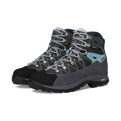 ASOLO Women's FINDER GV Water-Resistant Breathable Lightweight Cushioned Suede High Ankle Trekking Hiking Boots | Leather Cap