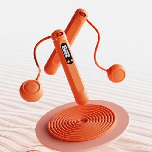 Cordless Jump Rope with Counter for Fitness - Adjustable Smart Skipping Rope For Men Women Kids Outdoor Speed Boxing Cross...