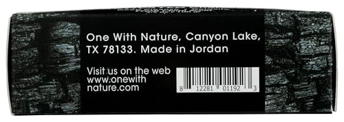 One Bar Shave & Shower Detox Activated Charcoal One With Nature 3.5 oz Bar Soap