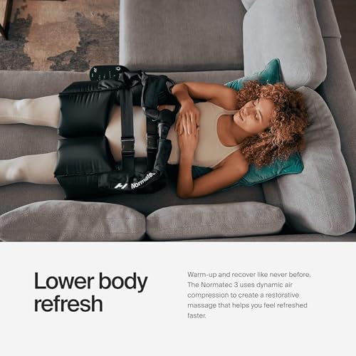 Hyperice Normatec 3 - Recovery System with Patented Dynamic Compression Massage Technology (Normatec 3 Lower Body (Standar...