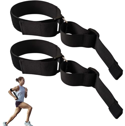 Ajqxh Arm Swing Trainer, 90 Degree Running Form Aid for Speed & Agility Training, Adjustable Strap to Improve Endurance, P...
