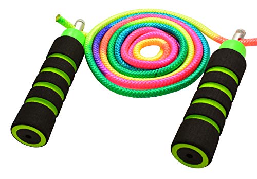 Kids Jump Rope - Anna's Rainbow Rope - Durable Child Friendly Skipping Rope - Exercise Toy for Playground with Lightweight...