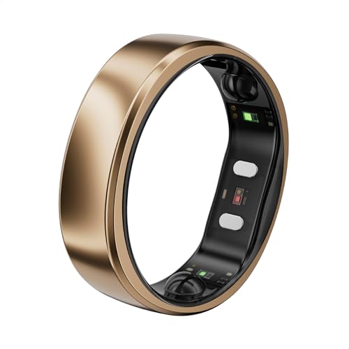 RingConn Gen 2 Air, Ultra-Thin AI Smart Ring, 10-Day Battery Life, Fitness/Sleep/Stress/HR Tracker for Women&Men, No App F...