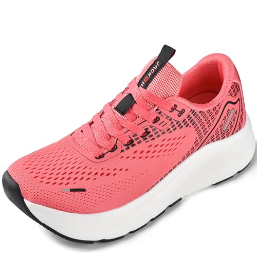 JACKSHIBO Wide Toe Box Shoes Women Arch Support Wide Sneakers for Running Walking Athletic Tennis Orthopedic Plantar Fasci...