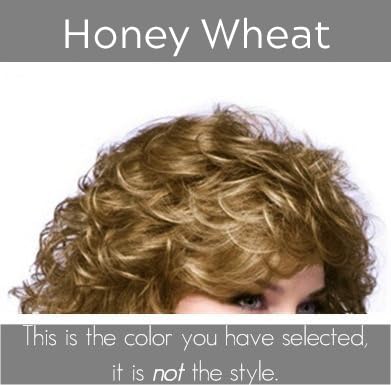 Noriko Angelica Synthetic Wig by Rene of Paris and Wig Lift Comb - Honey Wheat-R - Bundle 2 Items