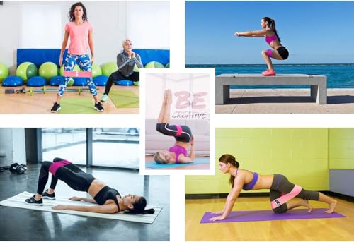Fittest Pro by Limm Resistance Bands for Legs and Butt, Fabric Exercise Loop Bands Yoga, Pilates, Rehab, Fitness and Home ...