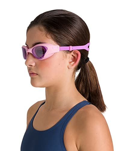 ARENA Unisex Youth The One Swim Goggles Kids Ages 6 to 12 Watertight Fit Orbit-Proof Seals Anti-Fog Coated Non-Mirror Lens