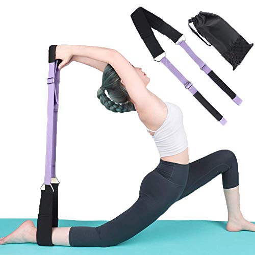 Yoga Stretching Strap, Improve Body Flexibility Stretch Strap Backbend Assist Trainer, Adjustable Leg Stretcher Home Gym E...