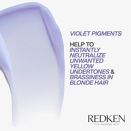 Redken Blondage Color Depositing Purple Conditioner | For Blonde Hair | Neutralizes Brass & Moisturizes Hair | With Pure Violet