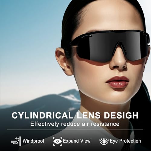 BangLong Polarized Sports Sunglasses for Men Women - UV Protection Sun Glasses for Running Baseball Cycling Bike Fishing