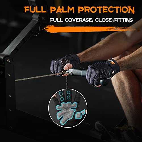 SueStar Workout Gloves for Men Women, Weight Lifting With Full Palm Protection, Excellent Grip, Ultra Breathable for Weigh...