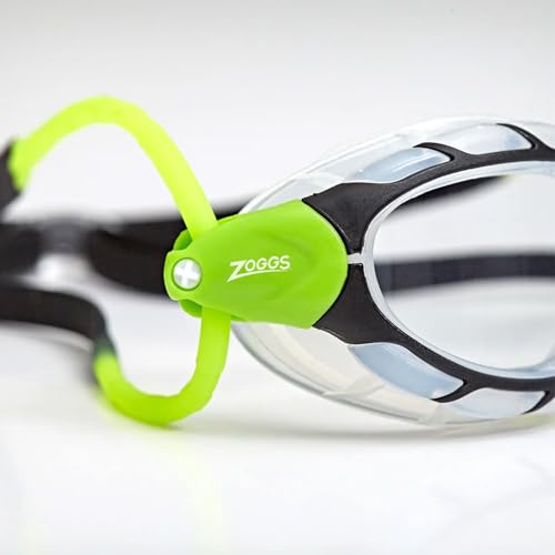 Zoggs Unisex Predatоr Adjustable Swimming Goggles for Adults | Comfortable Ultra-Fit Gasket & Anti-Fog UV Protective Lenses