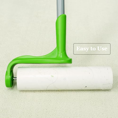 10 inch Lint Roller Refill Compatible with Large Mega 10 in Wide Lint Rollers, Pack of 4 Refills, 60 Sheets per Refill, To...