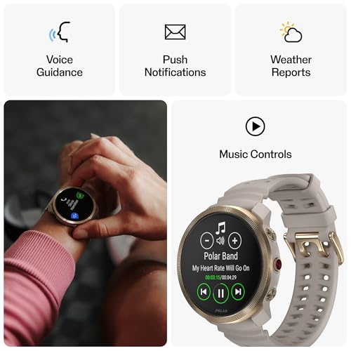 Polar Vantage M3 – Multi-Sport Smartwatch with AMOLED Display, Dual-Frequency GPS, Turn-by-Turn Navigation, Up to 7-Day Ba...