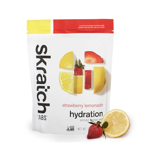 Skratch Labs Hydration Powder | Sport Drink Mix | Electrolytes Powder for Exercise, Endurance, and Performance | Strawberr...