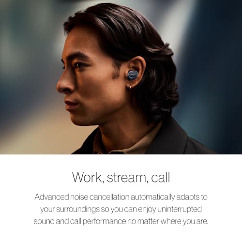Bowers & Wilkins Pi8 Wireless Bluetooth Earbuds (Midnight Blue), in-Ear Bluetooth Earphones with Qualcomm & aptX Lossless,...