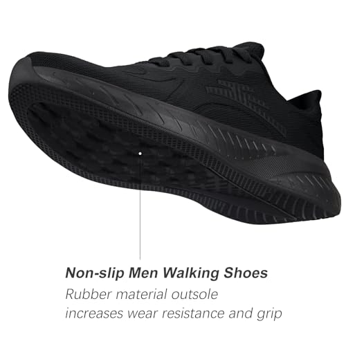 Puweco Breathable Running Shoes for Men Anti-Slip Mens Athletic Shoes Lightweight Mens Walking Sneakers for Gym Jogging Sp...
