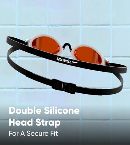 Speedo Fastskin Speedsocket 2 Mirrored Goggles White/Copper