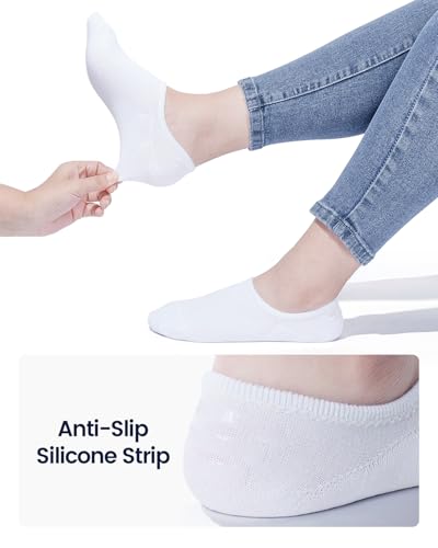 IDEGG No Show Socks Women & Men Low Cut Ankle Short Anti-slid Athletic Running Casual Invisible Liner Socks