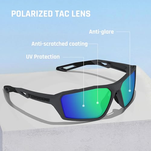 Polarized Sports Sunglasses for Men Women Fishing Running Driving Cycling Sunglasses