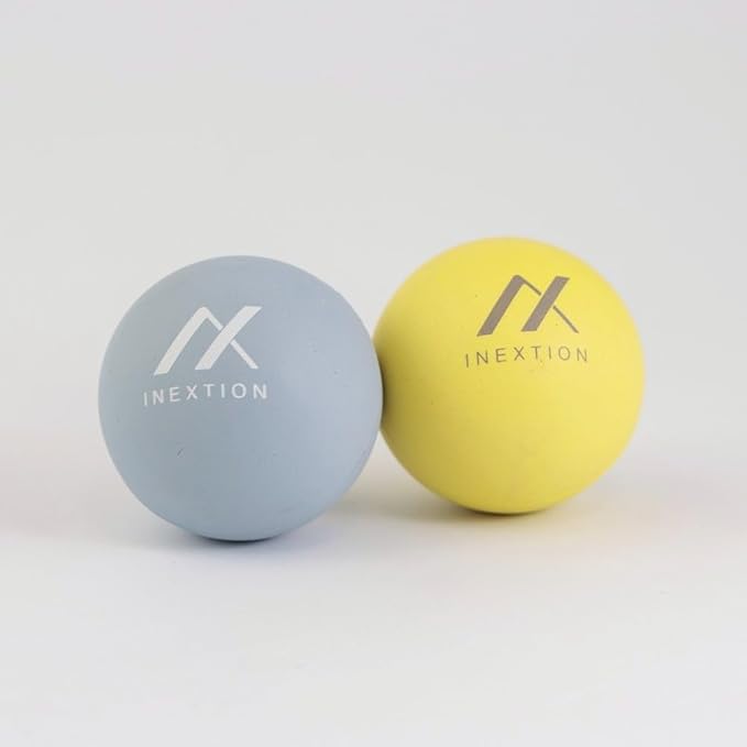 INEXTION - Therapy Massage Balls (2-Pack), High-Density Fascia Balls for Targeted Muscle Relaxation & Daily Recovery - 50D...