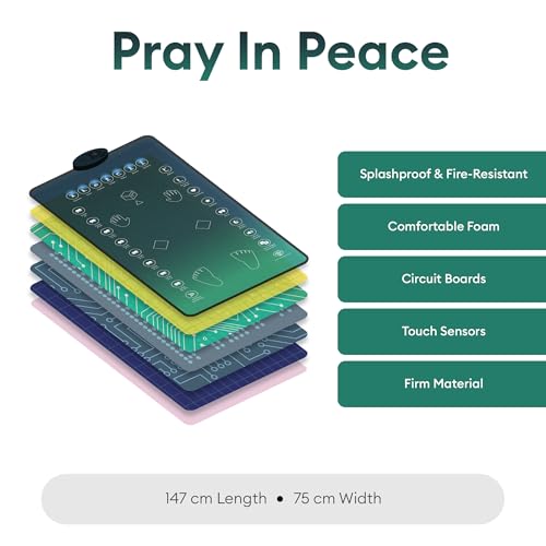 My Salah Mat for Adults - Smart Interactive Prayer Mat for Adults & Reverts Learning Surahs, Salah, Duas, & More - Muslim ...