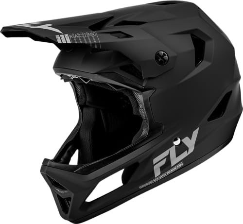 Fly Racing Rayce Full-Face Mountain Bike/BMX Helmet – ASTM F1952 DH Certified, CPSC 1203, CE EN1078, Poly-Alloy Shell, TFV...