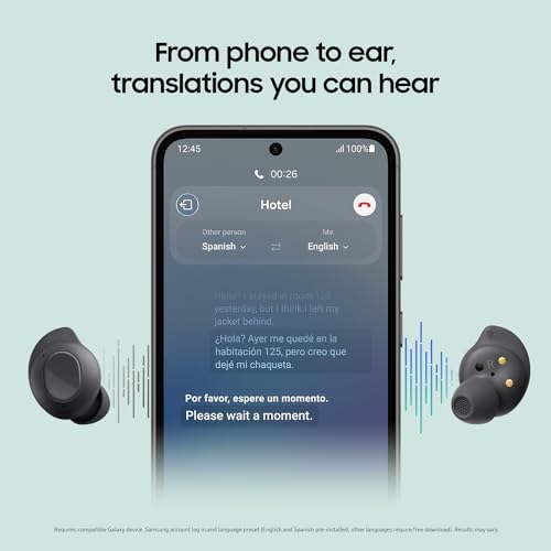 Samsung Galaxy Buds FE True Wireless Bluetooth Earbuds, Comfort and Secure in Ear Fit, Auto Switch Audio, Touch Control, B...
