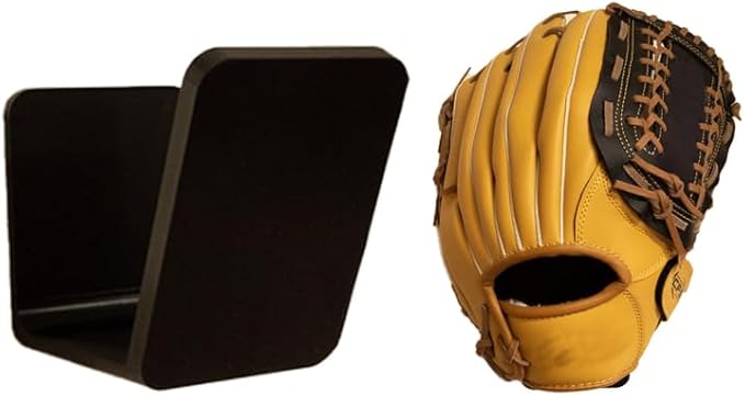 Baseball & Softball Glove Wall Mount, No-Drill Damage-Free Installation, Preserves Glove Shape, Perfect Organizer for Home...