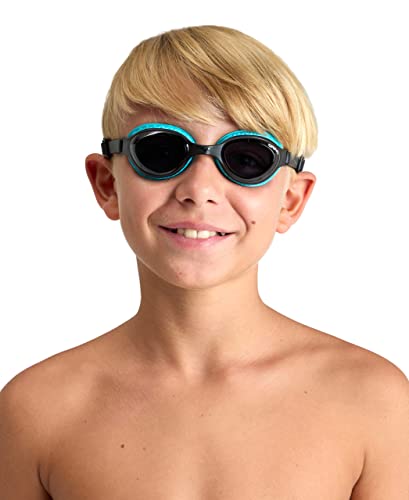 ARENA Unisex Kids Junior Air Mirror Swim Goggles for Swimming Ages 6 to 12 Air Seals Anti-Fog Coated Lens Adjustable Strap