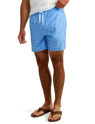 HUK Mens Pursuit Volley Pattern Short, Quick-Dry Shorts for Men