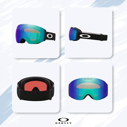 Oakley Flight Deck Pro M/L Ski Goggles For Men For Women OO7138, OO7139 + SPARE Lens Bag + BUNDLE with Care Kit