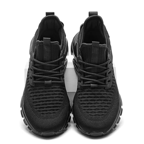 Men's Slip on Walking Shoes Tennis Running Sneakers Lightweight Breathable Casual Soft Sole Comfort Work Gym Trainers