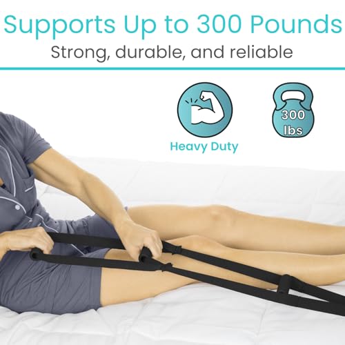 Vive Bed Ladder Assist - Pull Up Assist Device with Handle Strap - Rope Ladder Caddie Helper - Sitting, Sit Up Hoist for E...