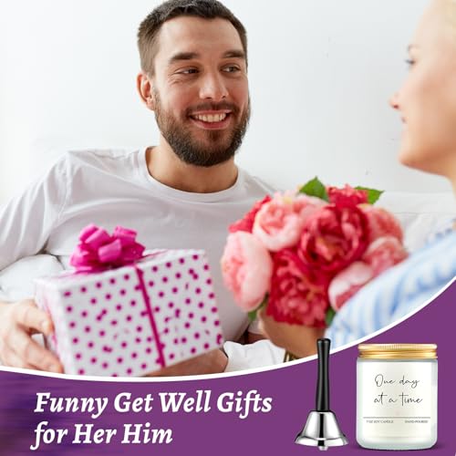 Newtay 2 Pcs Get Well Gift Set for Women and Men, One Day at a Time Gifts Inspirational Breast Cancer Care Present Include...