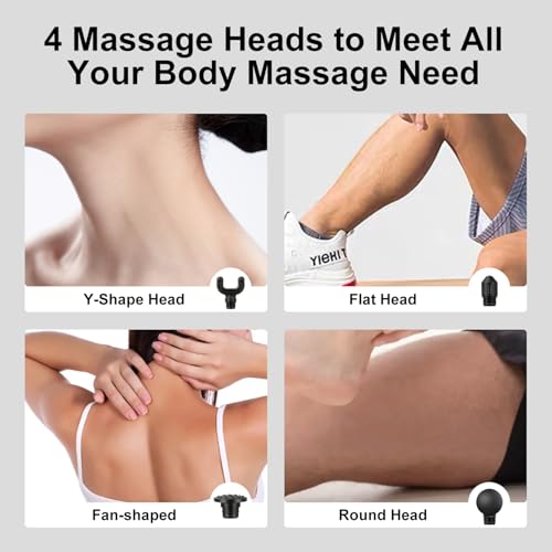 STYLANCE Neck Massage, Mini Massage Gun, Compact Sports Massager, Percussion Deep Tissues Muscle Massager, Portable Handhe...