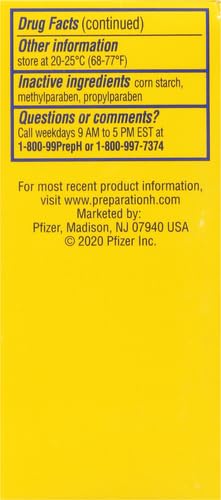 Preparation H Hemorrhoid Suppositories for Itching and Discomfort Relief - 12 Count (Pack of 2)