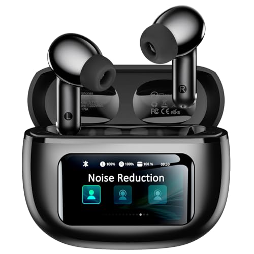 Wireless Earbuds, Ear Buds Active Noise Cancelling with Charging Case, 6.0 Bluetooth Earbuds with AI Clear Calls, 40H Play...